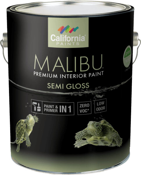 California Paints Malibu Premium Interior Paint Semi Gloss